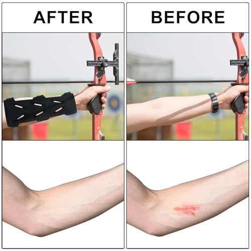 Adjustable 9" Archery Arm Guard - Lightweight Forearm Protector