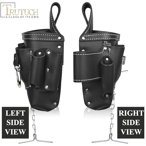 Grain Leather Electrician Tool Pouch | Carpenter Tool Pouch | Electrician Pouch | Electric Tool Bag | Electrician Bag | Leather Tool Belt