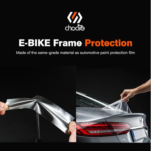 E-Bike Frame Protection Tape - 32-Piece TPU Guard Set