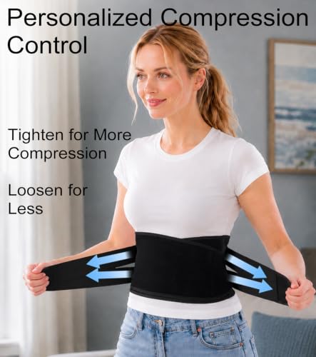 TitanGuard L/XL Lumbar Support Belt for Lower Back Pain Women & Men