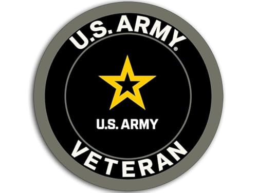 U.S. Army Veteran Sticker - 3 Inch Vinyl Decal