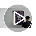 Lockable Shadow Box Jersey Frame for Sports Memorabilia - 31.25" x 23.25"