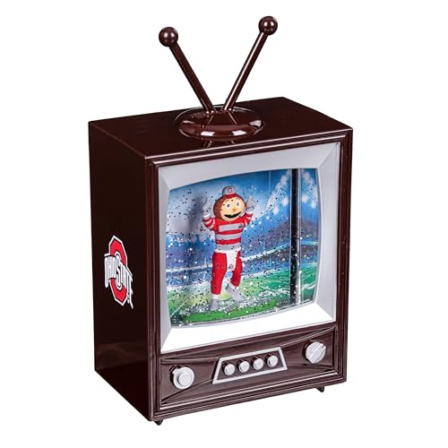 Ohio State University Snow Globe Lantern - Vintage TV Design