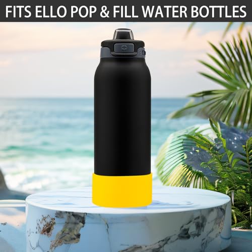 Silicone Protective Boot for 32oz Water Bottle - Yellow - 2 Pack