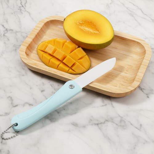 3-Piece Ceramic Folding Knife Set - Ultra Sharp & Portable