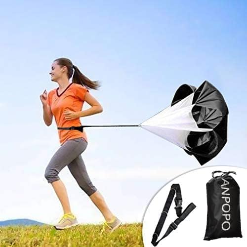 56-Inch Speed Training Parachute with Adjustable Strap & Carry Bag