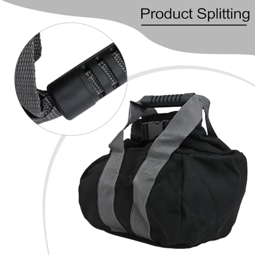 Adjustable Kettlebell Sandbag - 0-35 lb Canvas Weight Trainer