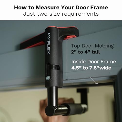 Adjustable Pull Up Bar for Doorway - 250 lbs Capacity Fitness Equipment