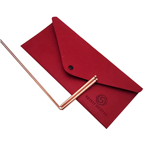 Copper Dowsing Rods Set - 2PCS Spirit Hunter Divining Tools for Water & Minerals