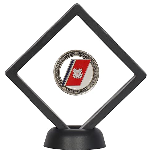 3D Floating Display Stand for Challenge Coins & Medallions