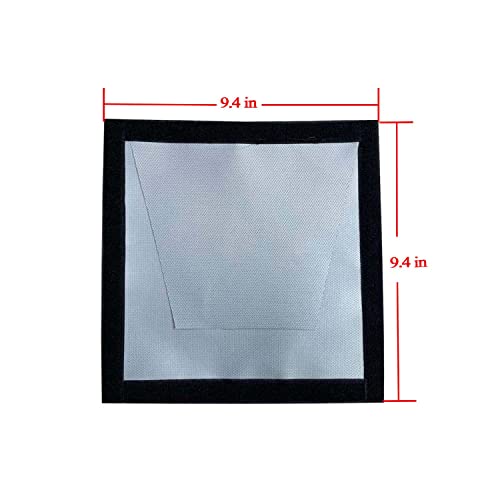 SoloWilder 9.4 x 9.4 Inch DIY Hot Tent Stove Jack with Rain Flap - Fireproof Camping Accessory