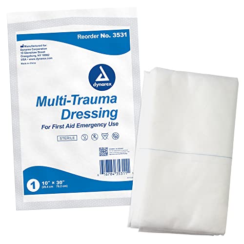 Multi-Trauma Dressing, 10" x 30" - Individually Sterile Packed, 1 Count