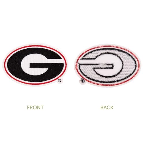 Georgia Bulldogs Iron-On Embroidered Patch - Official College Sports Fan Accessory