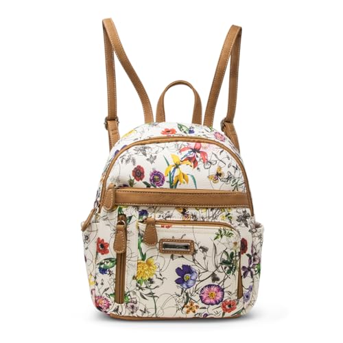 MultiSac Adele Backpack Vienna Floral – One Size, Vegan Leather