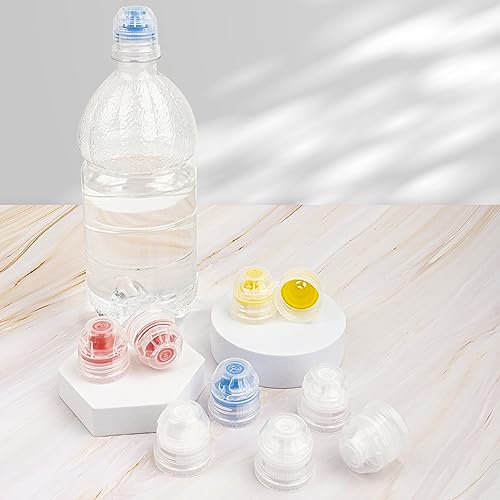 28mm Push Pull Caps - Replacement Tops for Water Bottles, 10PCS