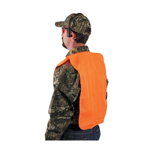 High-Visibility Blaze Orange Hunting Vest - Adult Medium 38-48 Inch