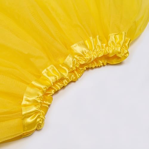 Neon Yellow Tutu Skirt for Women - One Size Tulle Costume