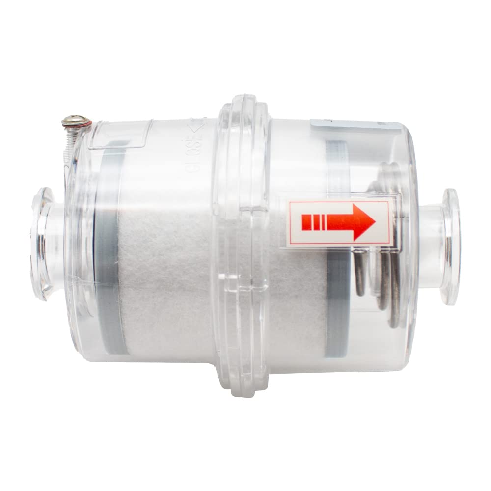 Oil Mist Filter for Vacuum Pump Fume Separator- Exhaust Filter KF25/KF40 Interface (KF25 Interface)