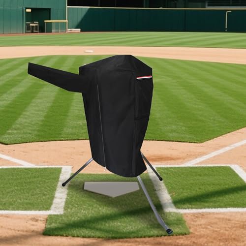 Lengthening Baseball & Softball Pitching Machine Cover - Heavy-Duty Waterproof 600D Oxford