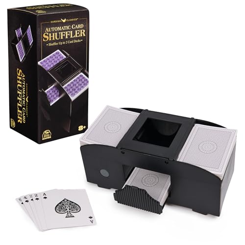 Automatic Card Shuffler for 1 or 2 Decks - Quick Shuffle