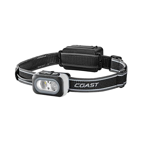 Coast RL20R Rechargeable 1000 Lumen Tri-Color LED Headlamp with Flood & Spot Beams