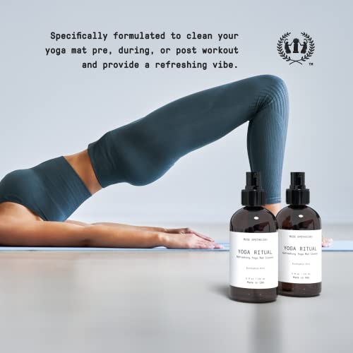 Yoga Mat Cleaner - Eucalyptus Mint, 4 oz - Aromatic & Refreshing