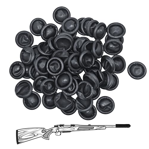 All-Weather Rifle Barrel Covers - 65 Pack Protective Gun Muzzle Guards