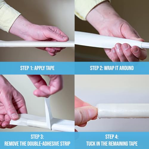 Golf Grip Tape Strips - 15 Double Sided Adhesive Strips + 5oz Solvent