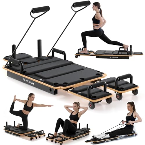 Pilates Board Reformer for Home Workout - Black