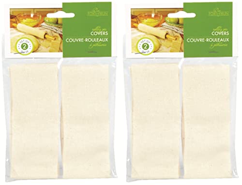 Cover Rolling Pin Set of 2 - Durable Kitchen Accessory