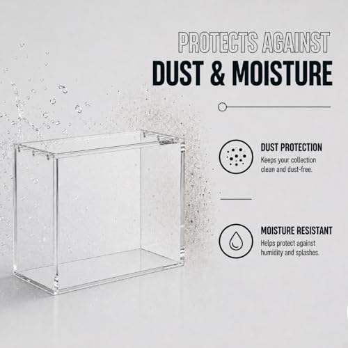 Supuca ETB Protector Case / 1 - 5mm Acrylic Display Box for Sealed Trading Card Collections