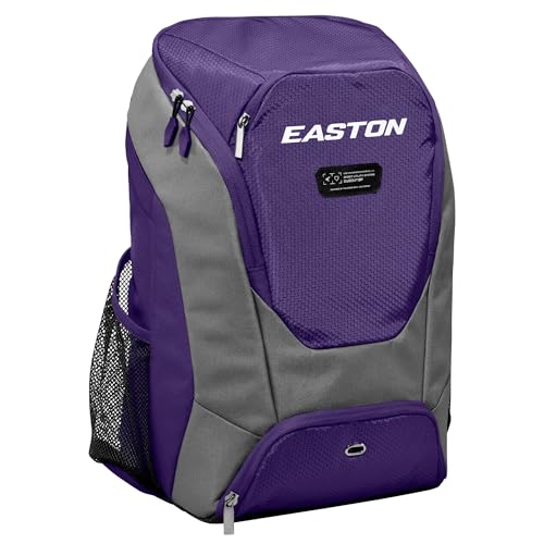 Easton Dugout Backpack Equipment Bag Purple — Baseball/Softball Gear