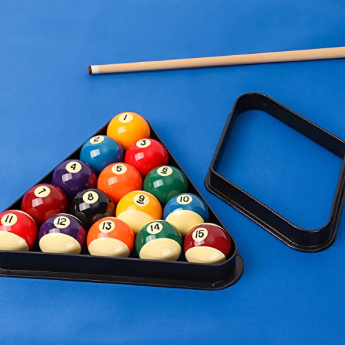 GSE 8-Ball Triangle + 9-Ball Diamond Pool Rack Set — Plastic Billiard Racks