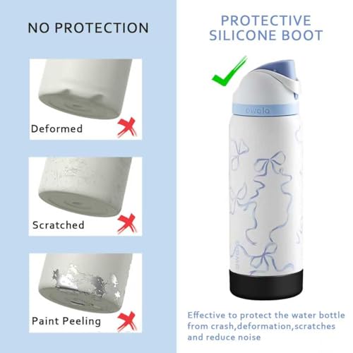 Silicone Boot for Owala 32oz Water Bottle - Non-Slip Base Protector