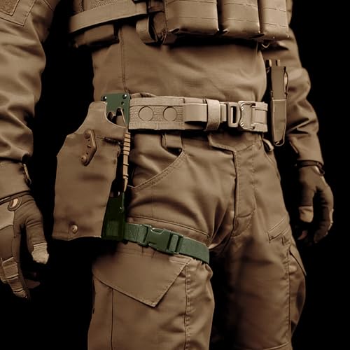 Modular Drop Leg Holster Adapter Mount with Leg Strap - Green