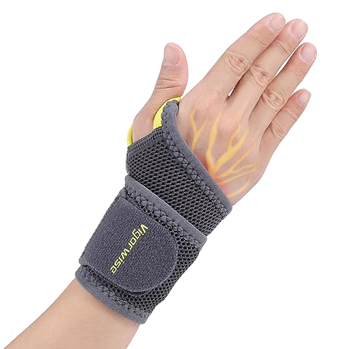 Breathable Nylon Wrist Brace for Carpal Tunnel Relief - Adjustable Support