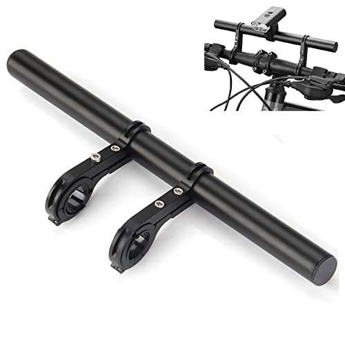 Bike Handlebar Extender Aluminum Alloy 30cm Long Extension for Lights Phone Mounts