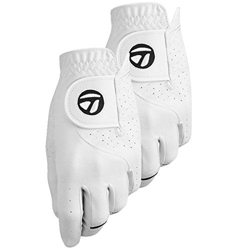Golf Gloves - TaylorMade Stratus Tech Left Hand - White, Large