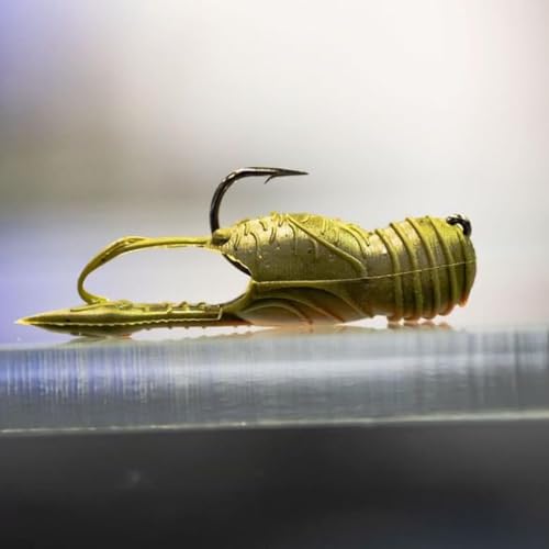 Great Lakes Finesse Mini Pro Tube Head 3/16 oz. for Finesse Bass Fishing - 4 Pack