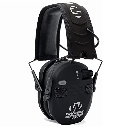 Walker's Razor Quad Muff - Black - Bluetooth - One Size