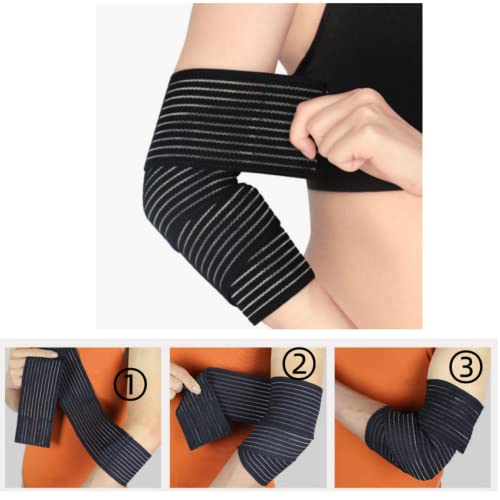180cm Elastic Compression Wrap for Knee, Ankle, Wrist & Joint Support