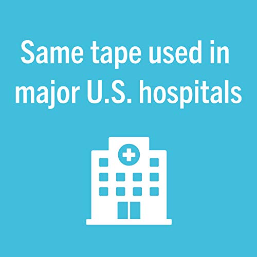 Gentle Medical Paper Tape for Sensitive Skin, 1/2 Inch x 10 Yards