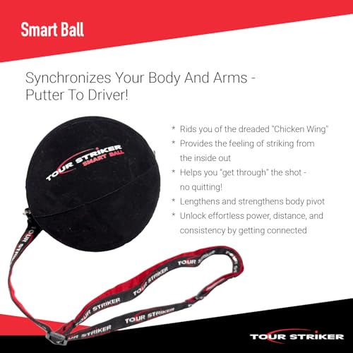Golf Swing Trainer Aid - Smart Ball for Proper Arm Connection