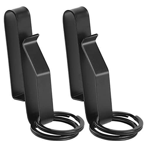 Stainless Steel Key Holder Set - 2 Pcs Duty Belt Key Clips