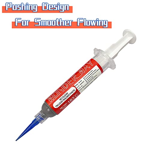 Wonderway Sn63/Pb37 T4 Tin Lead Solder Paste 183¡É Melting Point No-Clean(30gx4Packs)