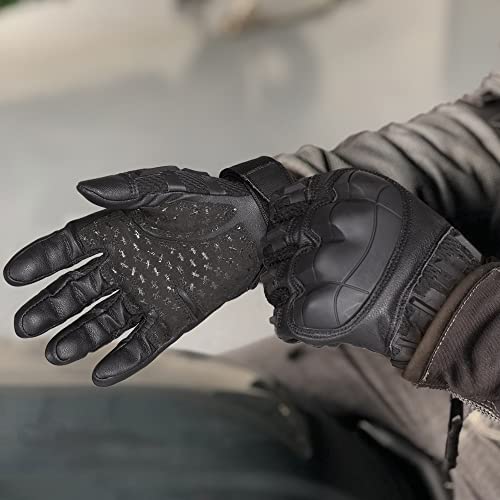 Tactical Gloves for Men & Women - Touchscreen, Black, Large