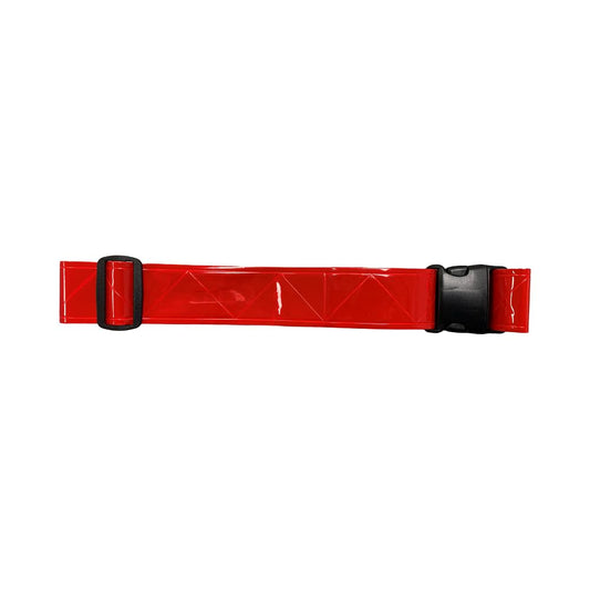 Stuart Promotional Products Red, Reflective, Safety, Belt. Perfect for Running, Walking, Cycling, PT, Military.