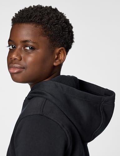 Kids' Sportswear Club Fleece Pullover Hoodie - X-Large Black/White