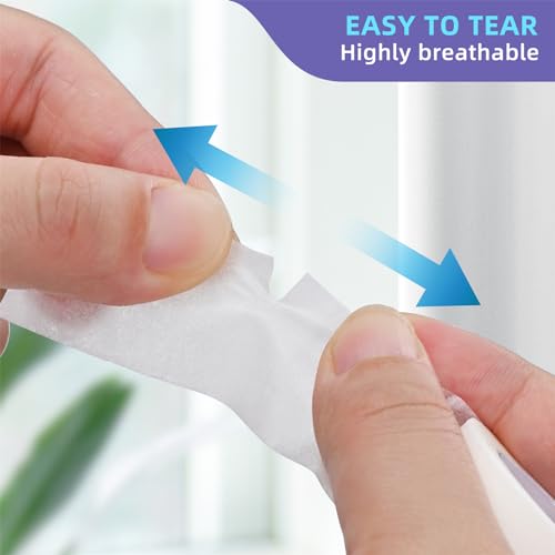 Hypoallergenic Paper Medical Tape - 10 Rolls, 1" x 10 Yards, White