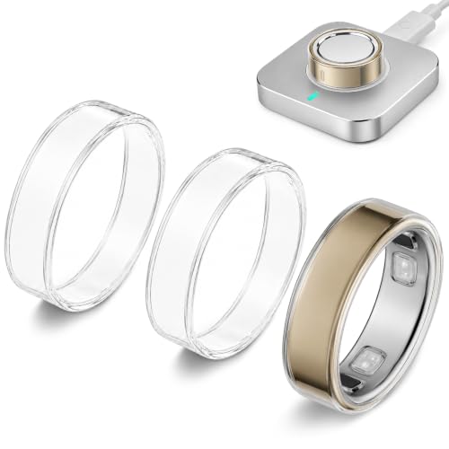 3-Pack Clear Ring Cover for Oura Ring 5 | Ultra-Thin TPU Protector